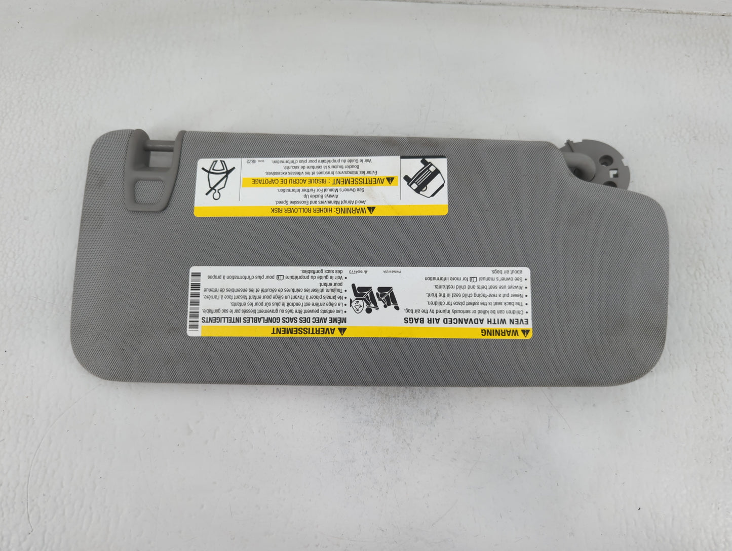 2017-2021 Chevrolet Trax Sun Visor Shade Replacement Driver Left Mirror Fits Fits 2017 2018 2019 2020 2021 OEM Used Auto Par