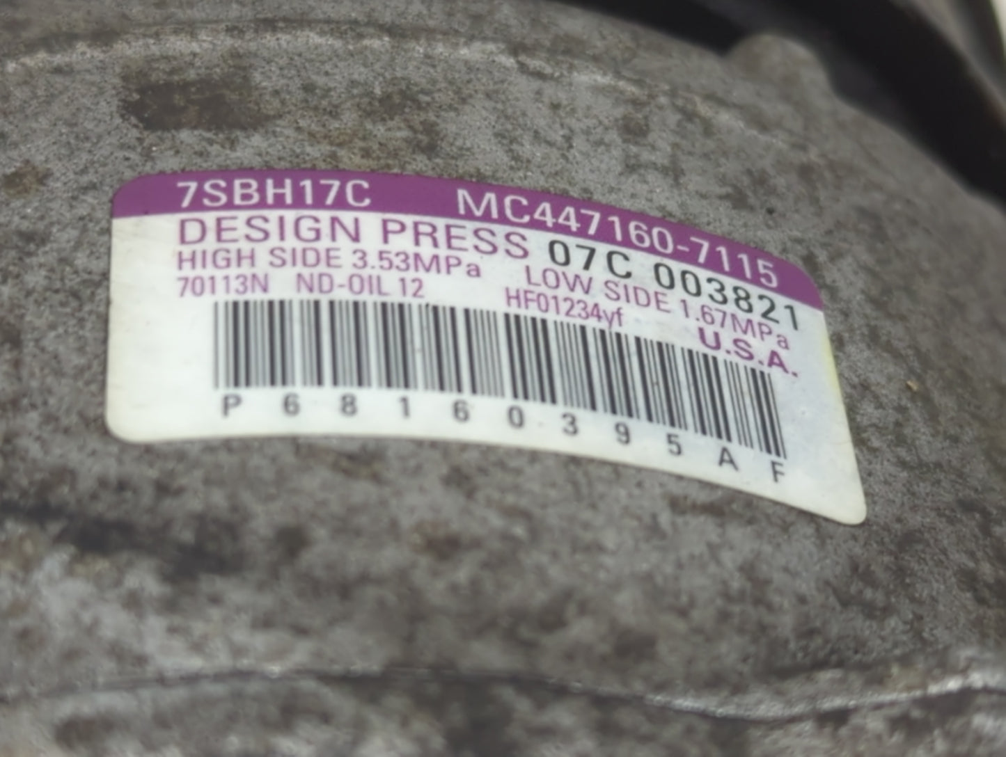 2014-2022 Chrysler 300 Air Conditioning A/c Ac Compressor Oem - Oemusedautoparts1.com