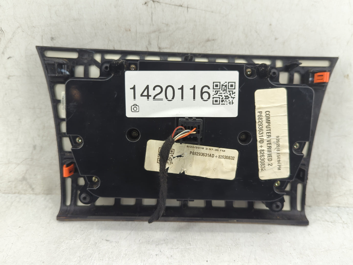 2017-2022 Chrysler 300 Climate Control Module Temperature AC/Heater Replacement P/N:P68293631AD Fits OEM Used Auto Parts - O