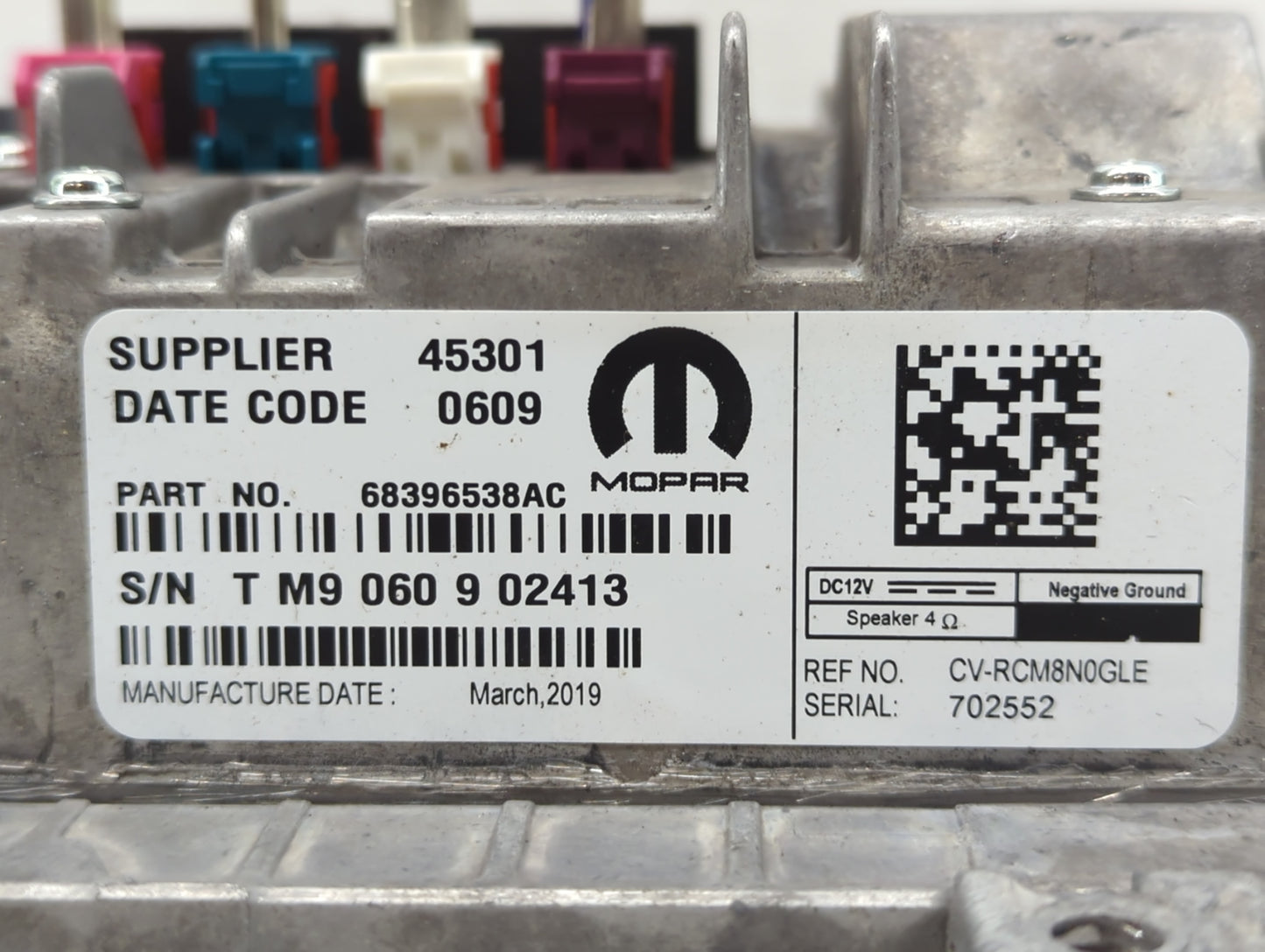 2019 Chrysler 300 Information Display Screen - Oemusedautoparts1.com