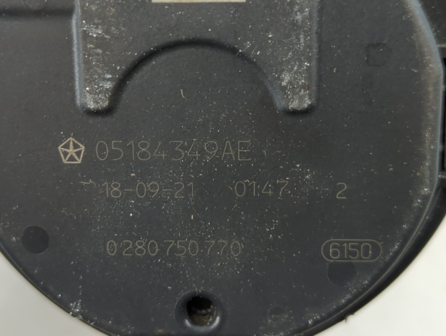 2011-2022 Chrysler 300 Throttle Body P/N:0 280 750 770 05184349AE Fits OEM Used Auto Parts - Oemusedautoparts1.com