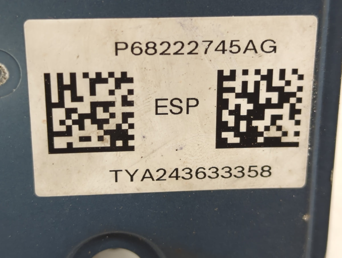 2019-2020 Chrysler Pacifica Anti-Lock Brake ABS Pump Module Actuator OEM P/N:P68222745AG Fits Fits 2019 2020 OEM Used Auto P