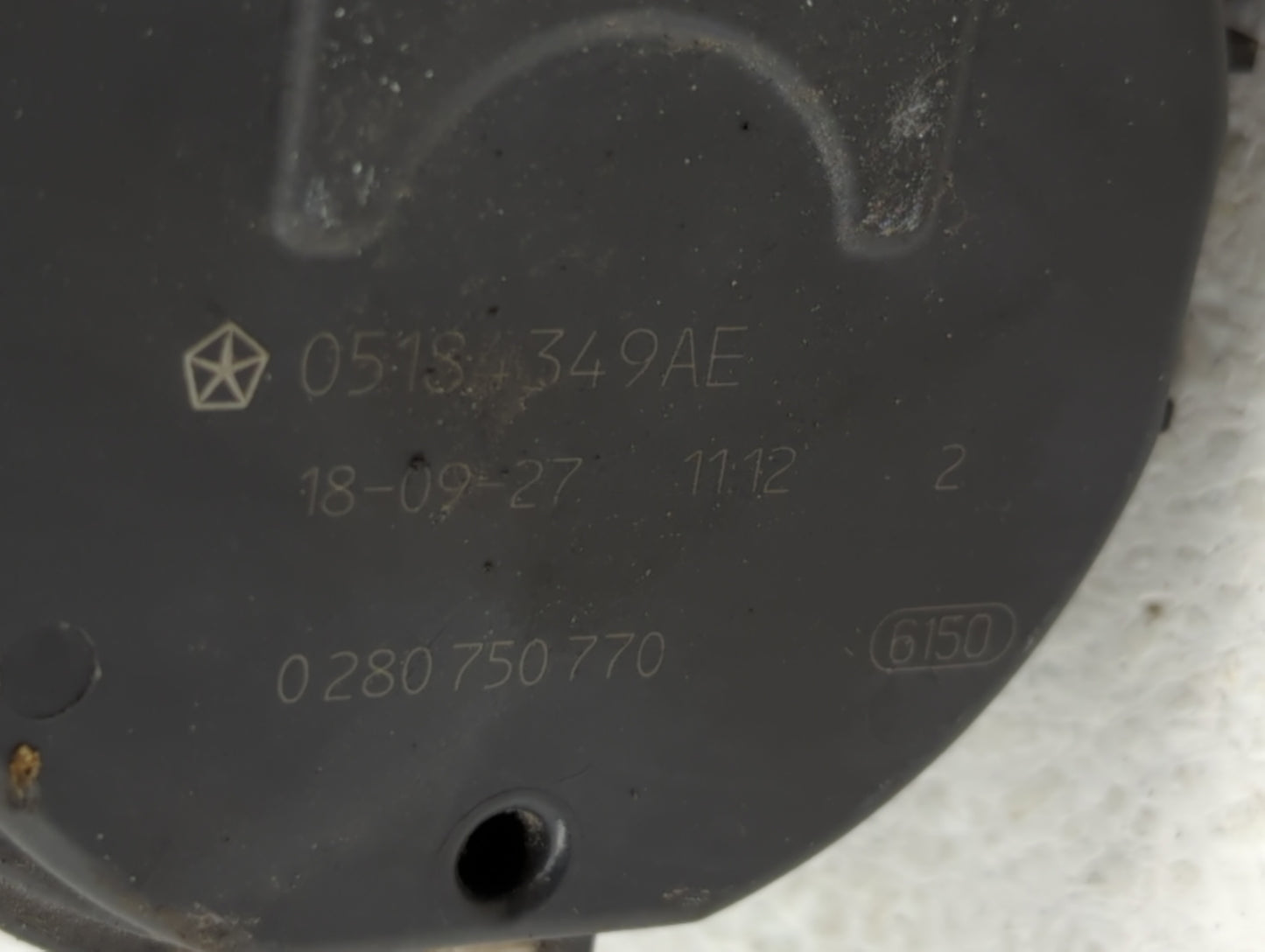 2017 Chrysler Pacifica Throttle Body P/N:05184349AE 05184349AD, 05184349AC Fits Fits 2011 2012 2013 2014 2015 2016 2018 2019