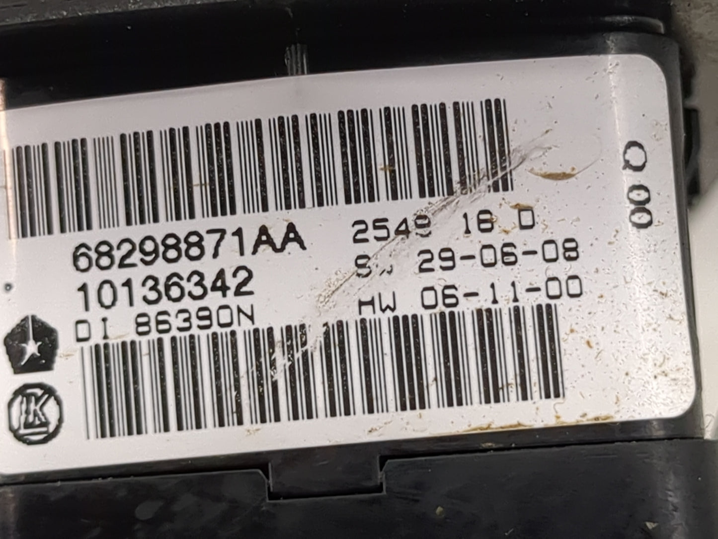 2019 Dodge Caravan Master Power Window Switch Replacement Driver Side Left P/N:68298871AA 10136342 Fits OEM Used Auto Parts