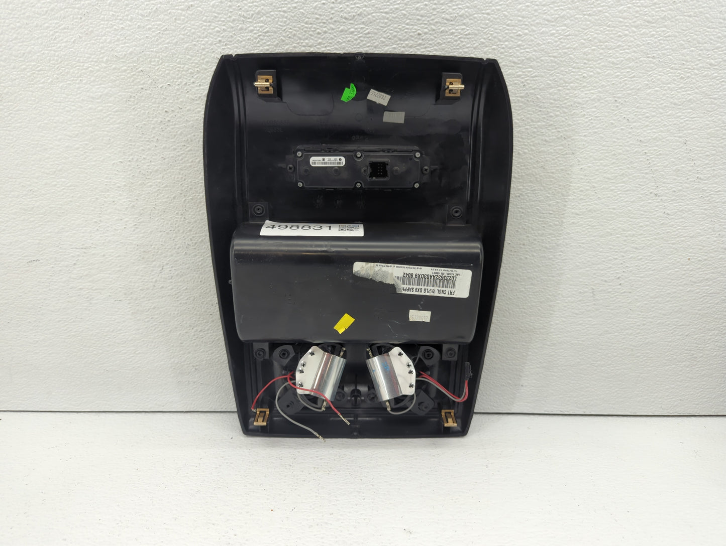 2019 Dodge Caravan Overhead Roof Console Black - Oemusedautoparts1.com