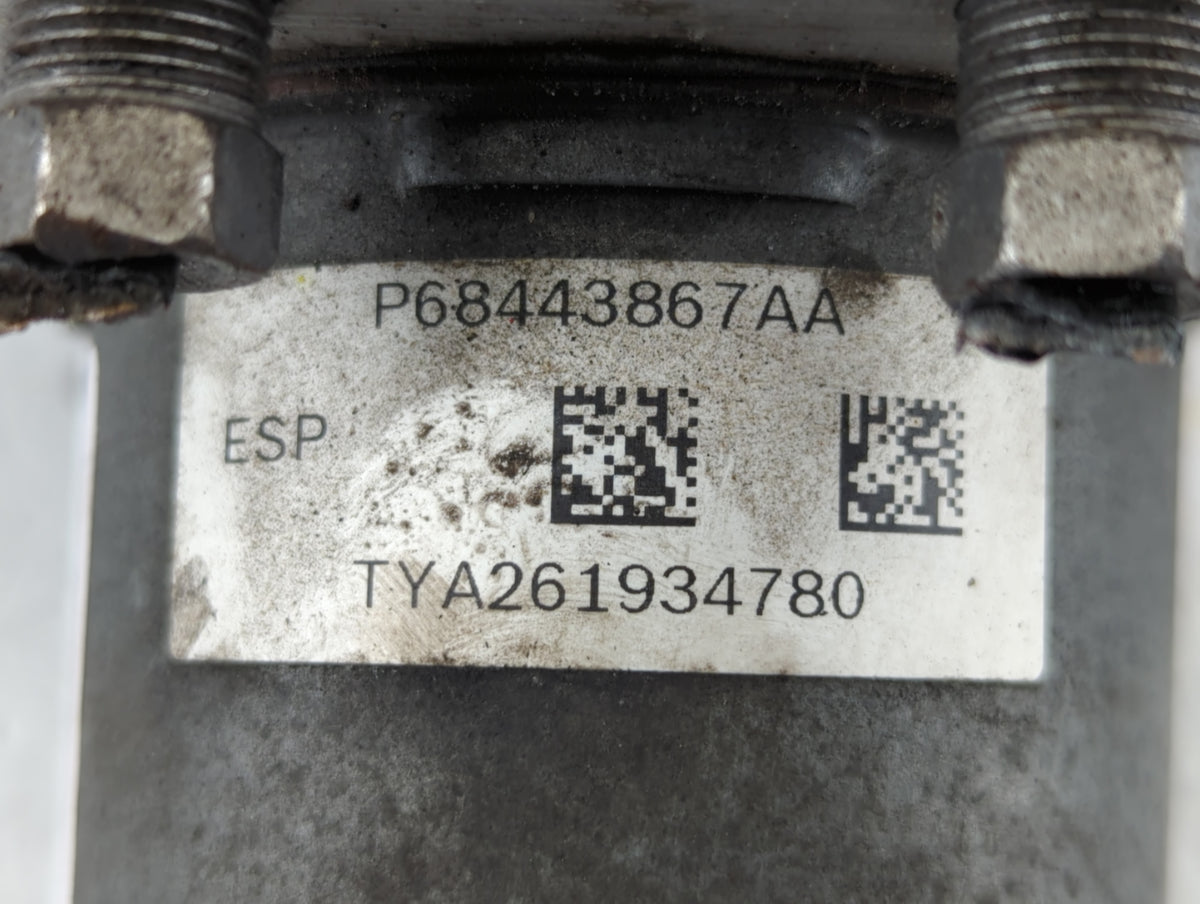 2019 Dodge Caravan Anti-Lock Brake ABS Pump Module Actuator OEM P/N:68443867AA P68443867AA Fits Fits 2015 2016 2017 2018 202