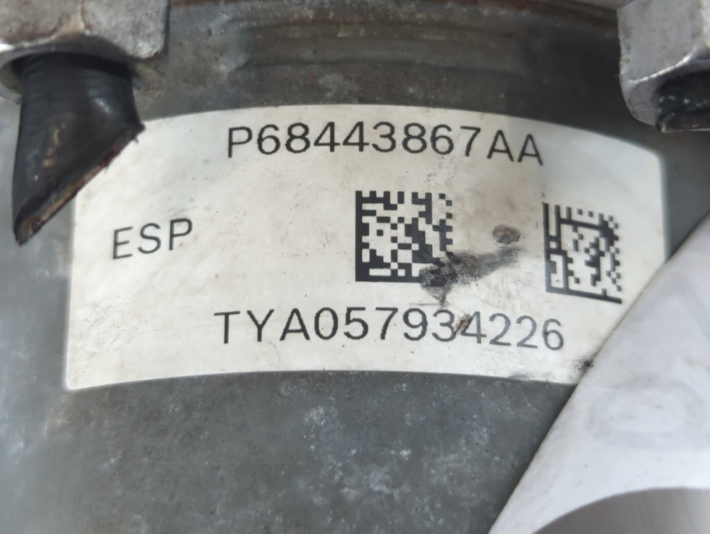 2019 Dodge Caravan ABS Pump Control Module Replacement P/N:P68443867AA Fits Fits 2015 2016 2017 2018 2020 OEM Used Auto Part