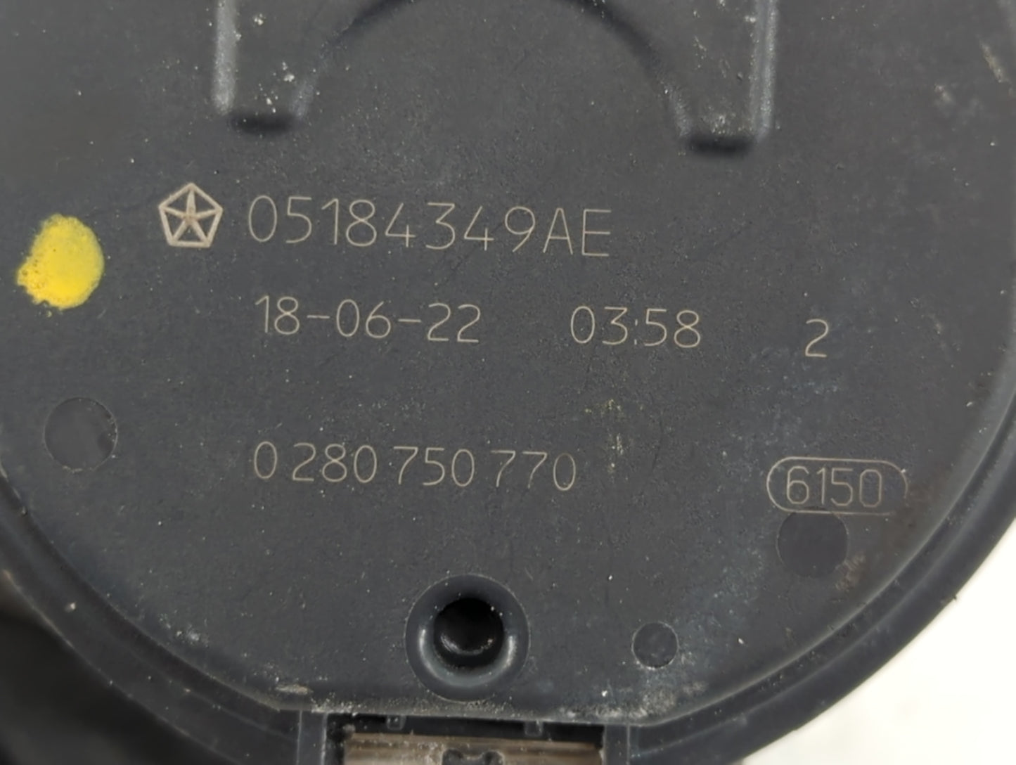 2019 Dodge Caravan Throttle Body P/N:05184349AE Fits Fits 2011 2012 2013 2014 2015 2016 2017 2018 2020 2021 2022 OEM Used Au