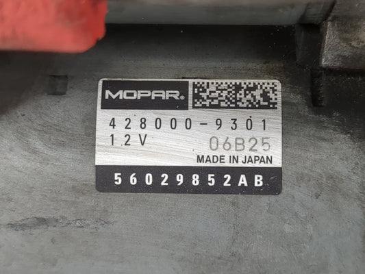 2017-2022 Dodge Challenger Car Starter Motor Solenoid OEM P/N:56029852AB 42800-9301 Fits OEM Used Auto Parts