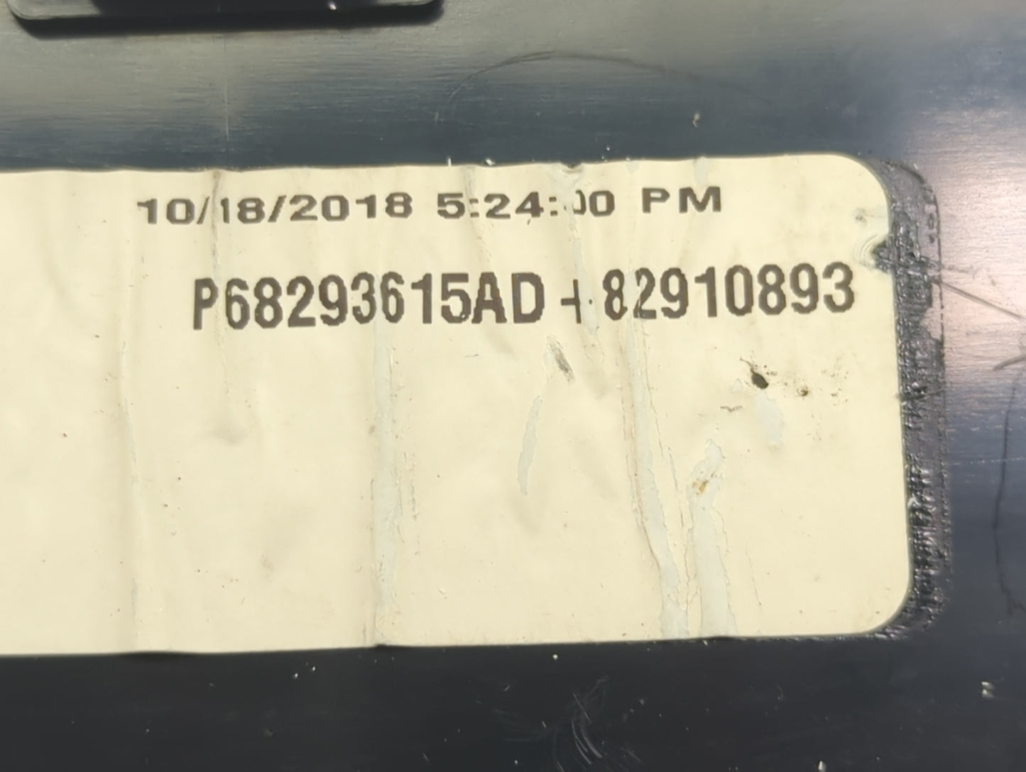 2017-2022 Dodge Charger Climate Control Module Temperature AC/Heater Replacement P/N:P68293615AD Fits OEM Used Auto Parts -