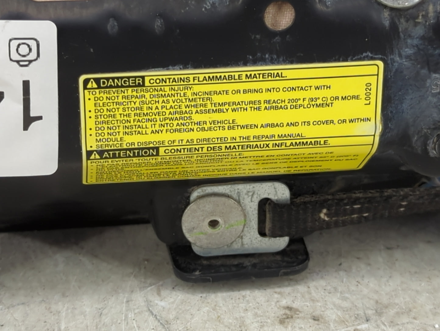 2019 Dodge Charger Driver Curtain Air Bag Oem - Oemusedautoparts1.com