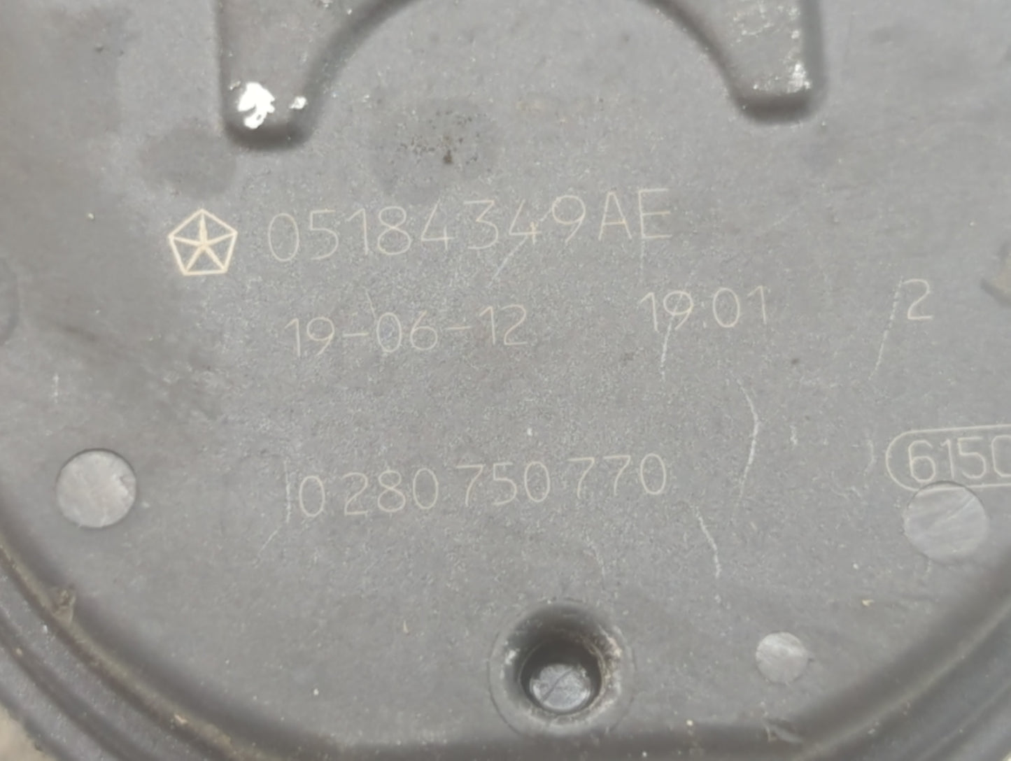 2011-2022 Dodge Charger Throttle Body P/N:0 280 750 770 05184349AE Fits OEM Used Auto Parts - Oemusedautoparts1.com