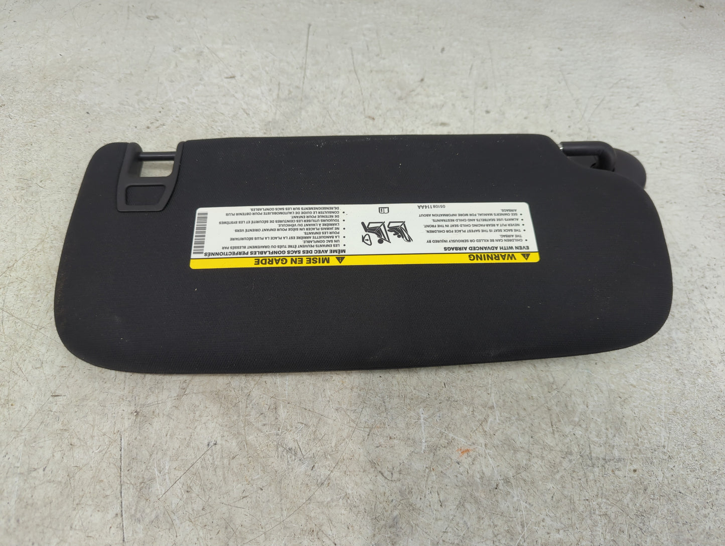2011-2022 Dodge Durango Sun Visor Shade Replacement Driver Left Mirror Fits OEM Used Auto Parts - Oemusedautoparts1.com
