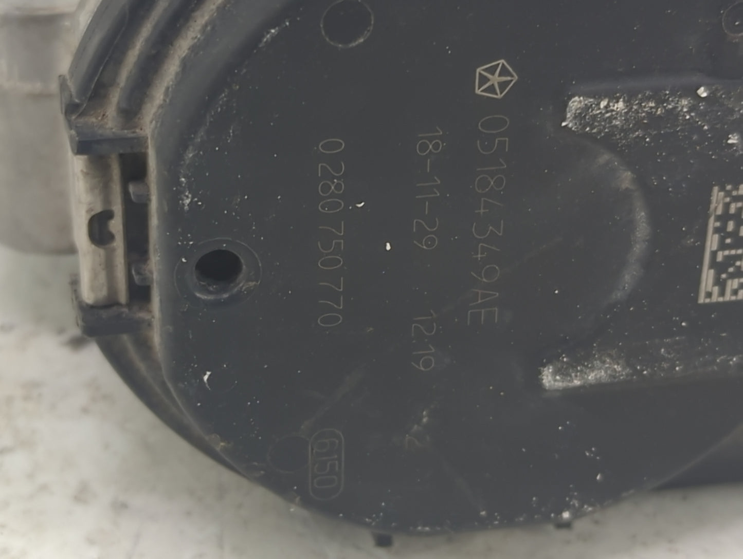 2011-2022 Dodge Durango Throttle Body P/N:05184349AE 0 280 750 770 Fits OEM Used Auto Parts - Oemusedautoparts1.com