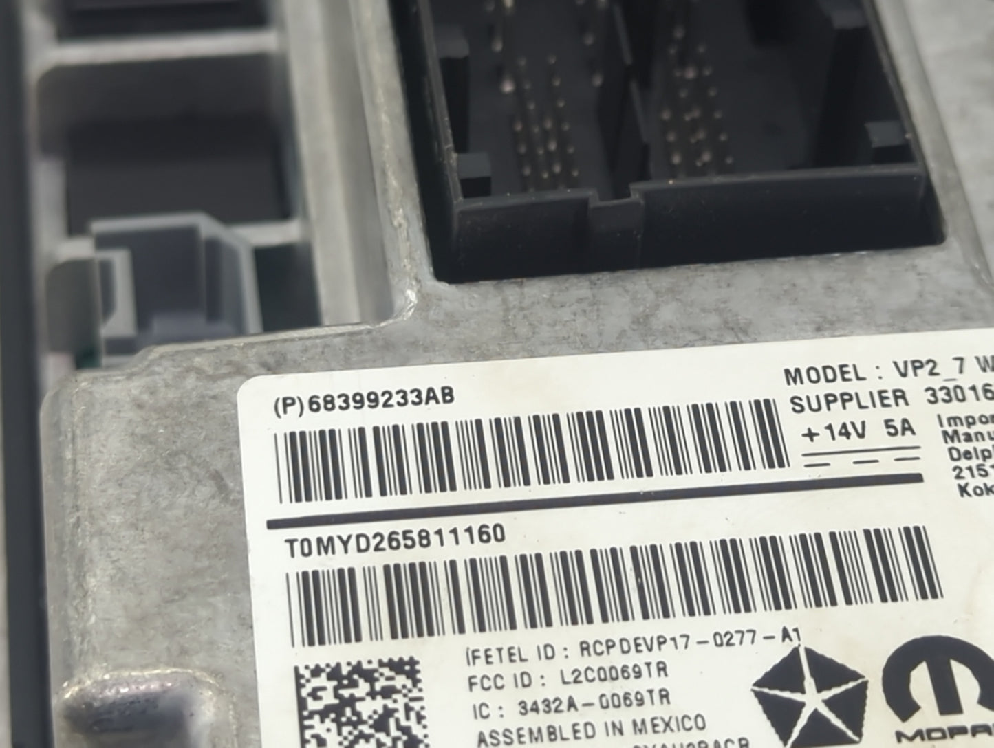 2019 Dodge Durango Information Display Screen 1494900 - Oemusedautoparts1.com