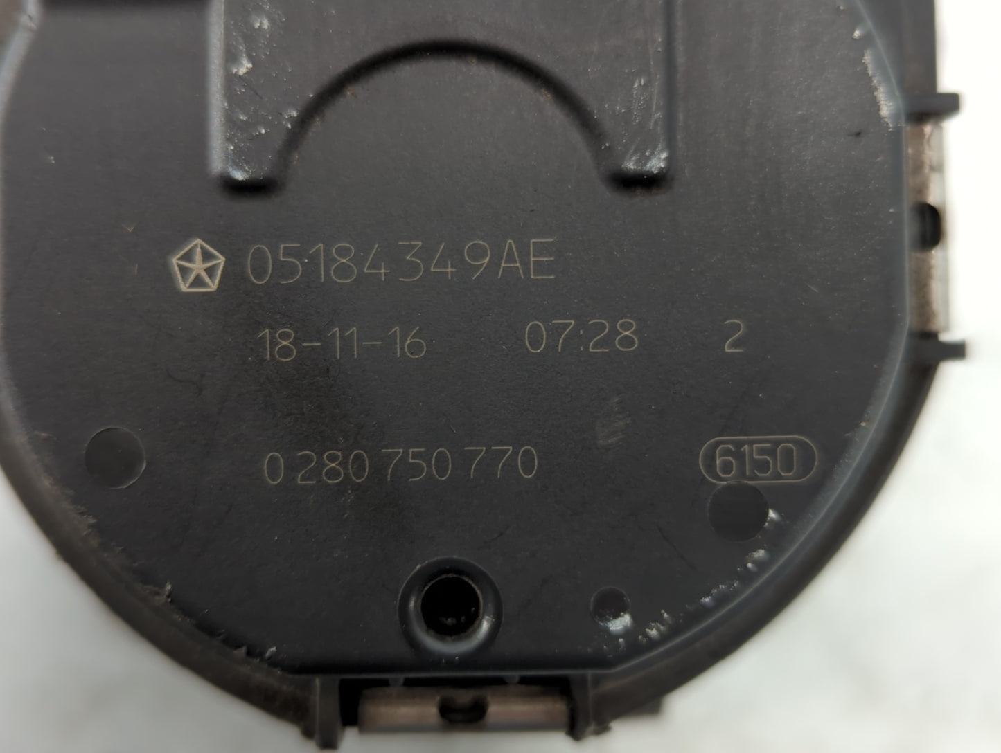 2011-2022 Dodge Durango Throttle Body P/N:0 280 750 770 05184349AE Fits OEM Used Auto Parts - Oemusedautoparts1.com