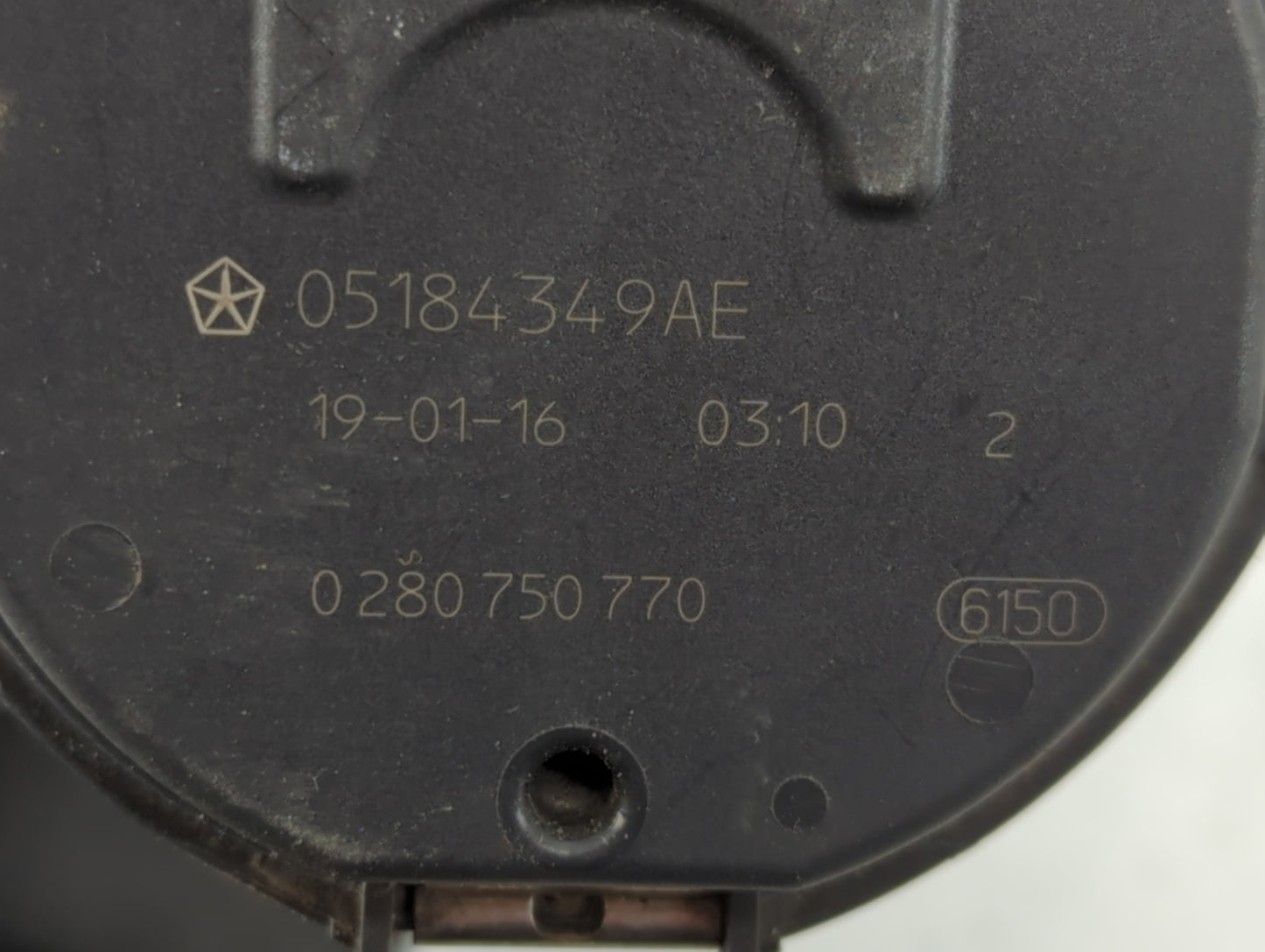 2011-2022 Dodge Durango Throttle Body P/N:0 280 750 770 05184349AE Fits OEM Used Auto Parts - Oemusedautoparts1.com