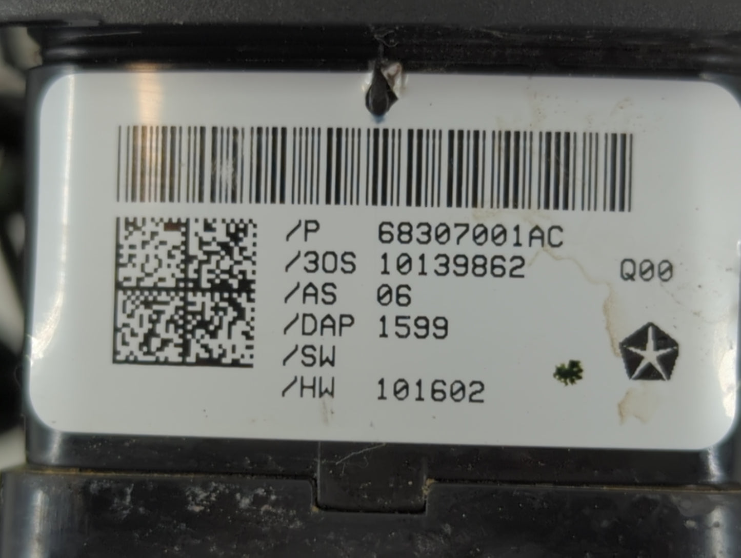 2018-2020 Dodge Journey Master Power Window Switch Replacement Driver Side Left P/N:68307001AC Fits Fits 2018 2019 2020 OEM