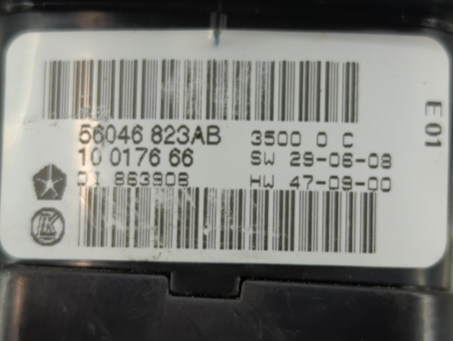 2011-2019 Dodge Journey Master Power Window Switch Replacement Driver Side Left P/N:56046 823AB 10095569 Fits OEM Used Auto