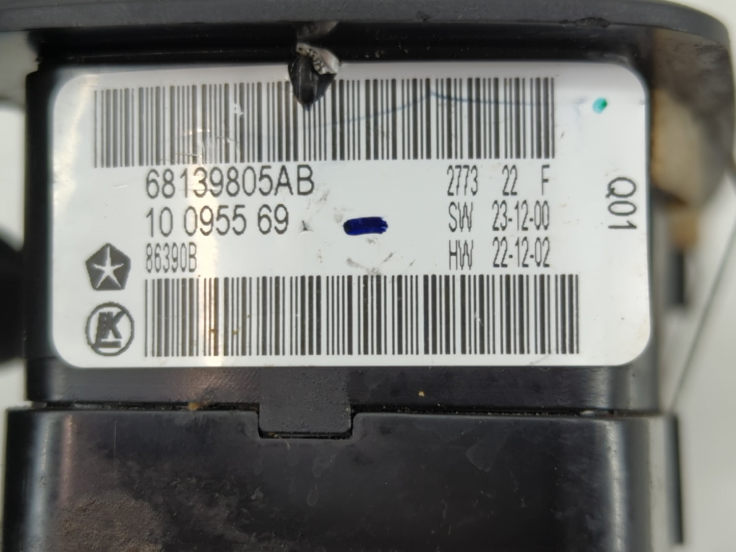 2011-2019 Dodge Journey Master Power Window Switch Replacement Driver Side Left P/N:10095569 68139805AD Fits OEM Used Auto P
