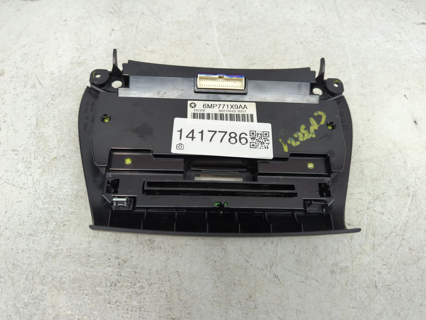2018-2020 Dodge Journey Climate Control Module Temperature AC/Heater Replacement P/N:6MP771X9AA Fits Fits 2018 2019 2020 OEM