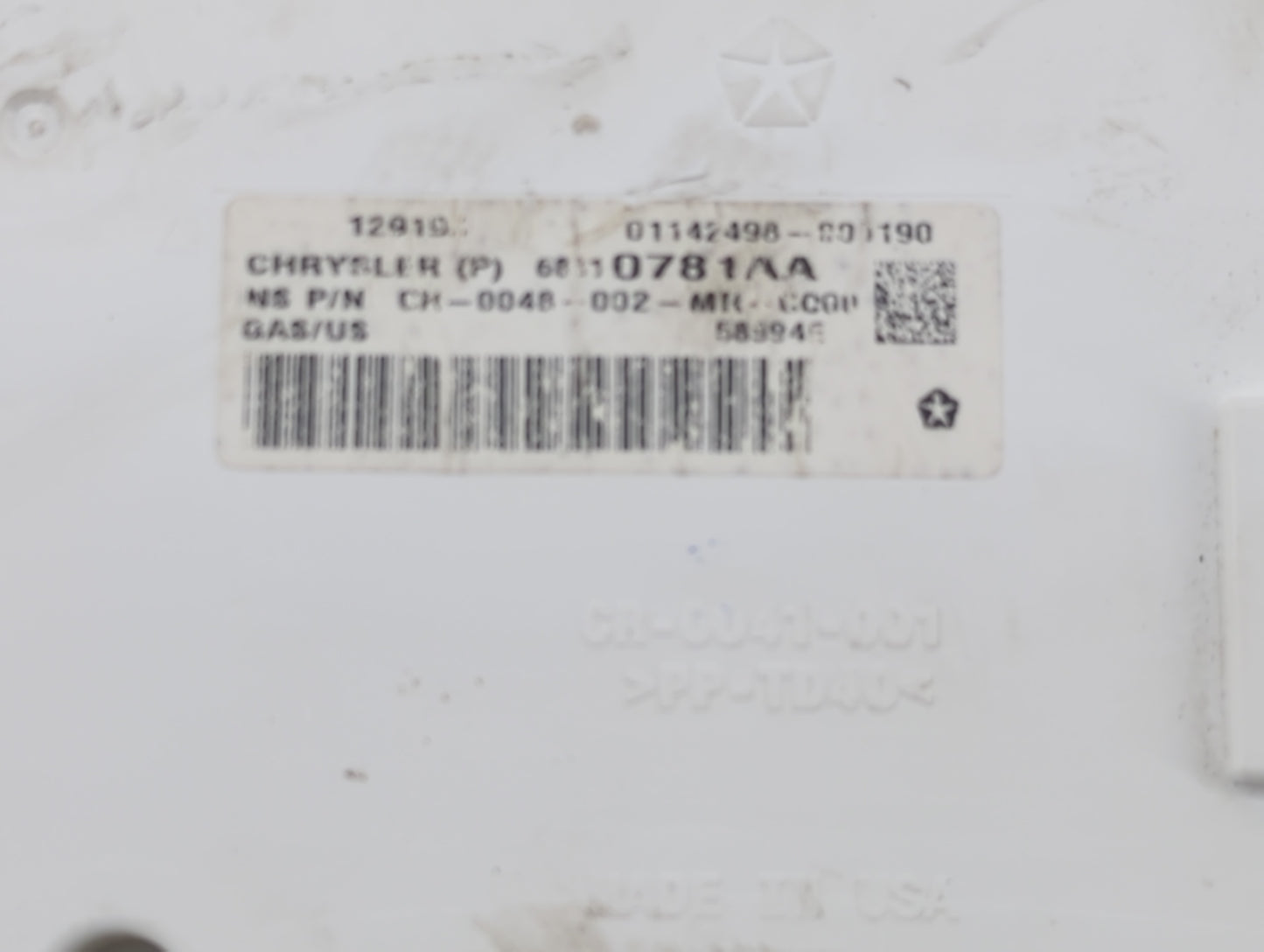 2019 Dodge Journey Instrument Cluster Speedometer Gauges P/N:68310781AA CH-0048-002-MTC-CCGP Fits OEM Used Auto Parts - Oemu