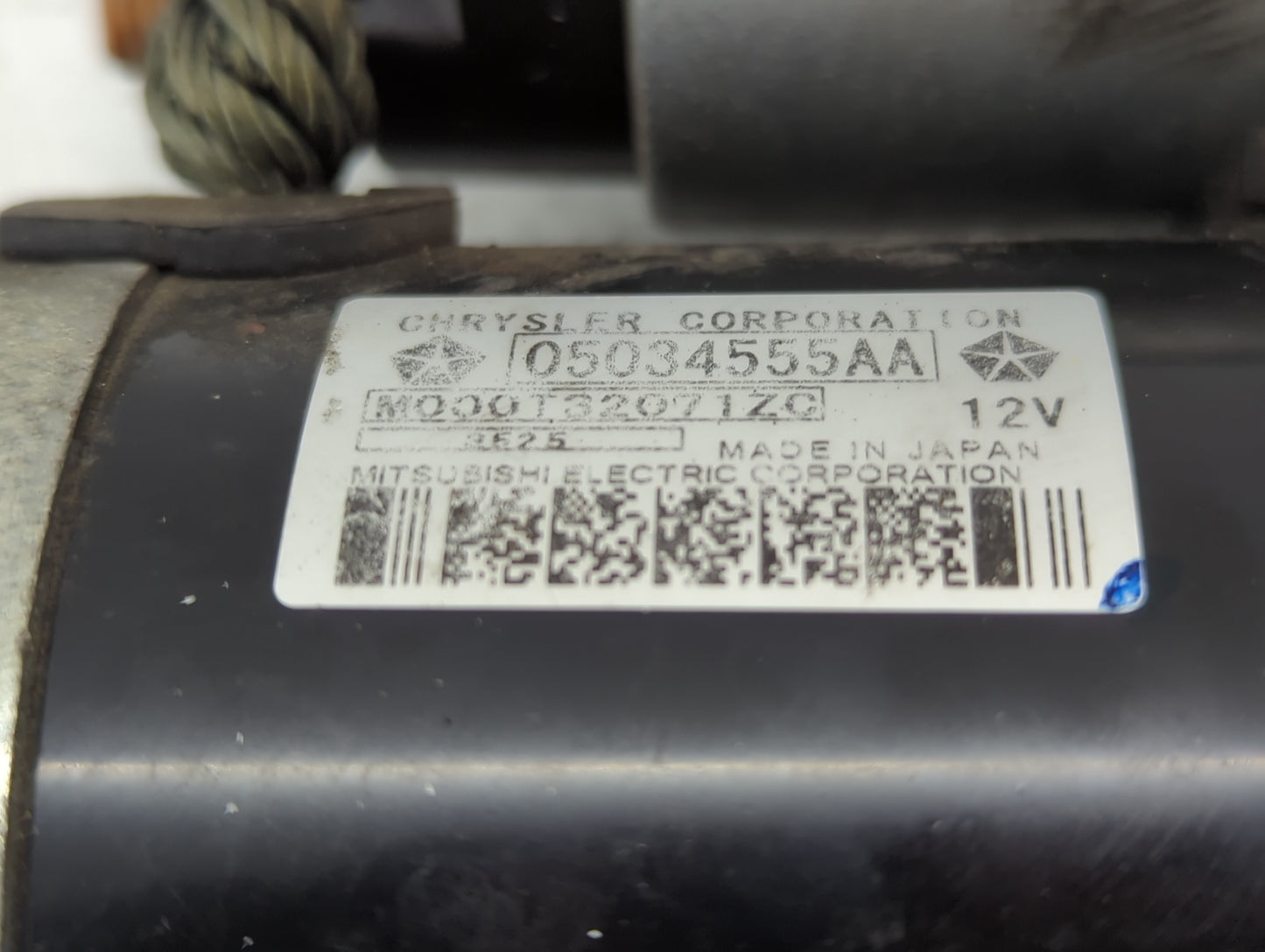 2009-2020 Dodge Journey Car Starter Motor Solenoid OEM P/N:05034555AA Fits OEM Used Auto Parts - Oemusedautoparts1.com