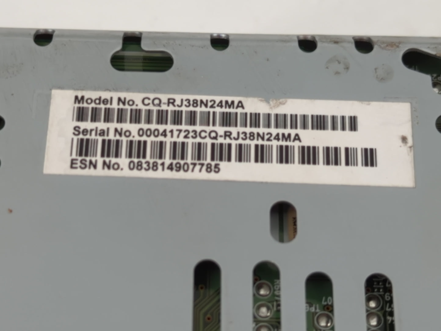 2019 Ford Edge Radio AM FM Cd Player Receiver Replacement Fits OEM Used Auto Parts - Oemusedautoparts1.com
