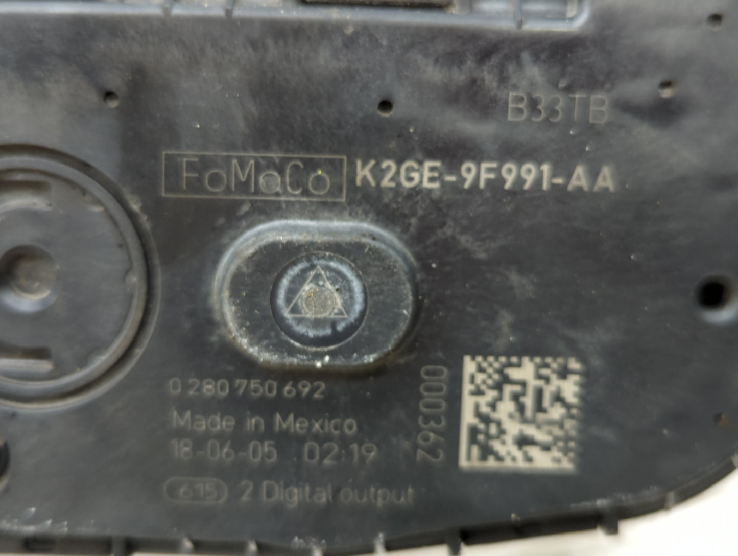 2019-2020 Ford Edge Throttle Body P/N:K2GE-9F991-AA Fits Fits 2019 2020 2021 2022 OEM Used Auto Parts - Oemusedautoparts1.co
