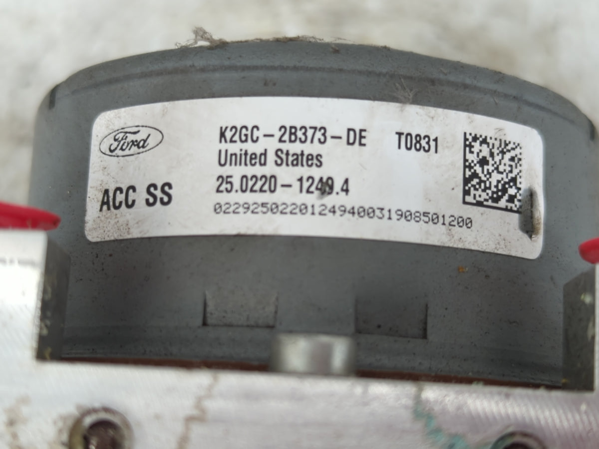 2019-2020 Ford Edge Anti-Lock Brake ABS Pump Module Actuator OEM P/N:K2GC-2B373-DE Fits Fits 2019 2020 OEM Used Auto Parts -