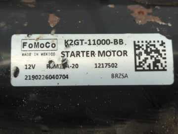 2019-2020 Ford Edge Car Starter Motor Solenoid OEM P/N:K2GT-11000-BB Fits Fits 2019 2020 2021 2022 OEM Used Auto Parts