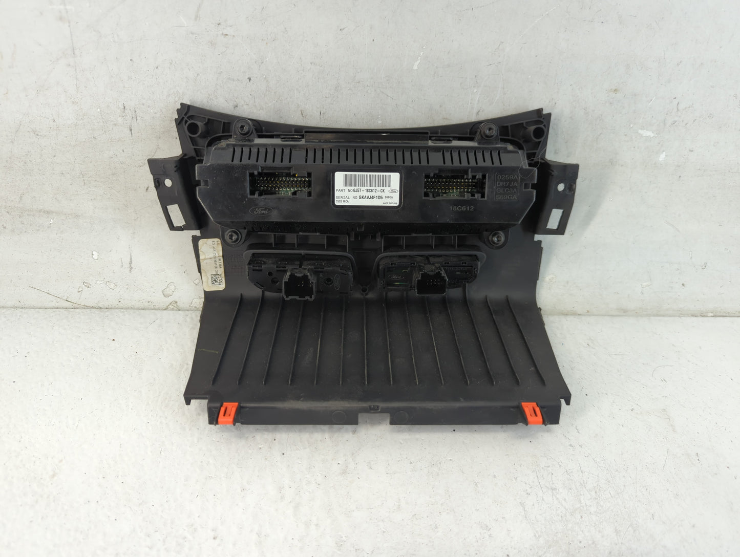 2018-2019 Ford Escape Climate Control Module Temperature AC/Heater Replacement P/N:GJ5T-18C612-CK Fits Fits 2018 2019 OEM Us