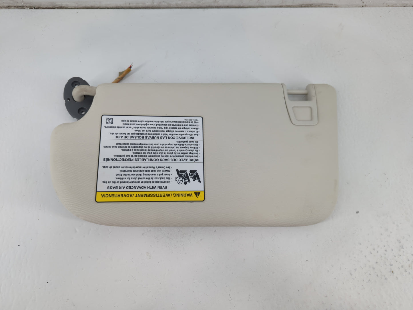 2013-2019 Ford Escape Sun Visor Shade Replacement Passenger Right Mirror Fits Fits 2013 2014 2015 2016 2017 2018 2019 OEM Us