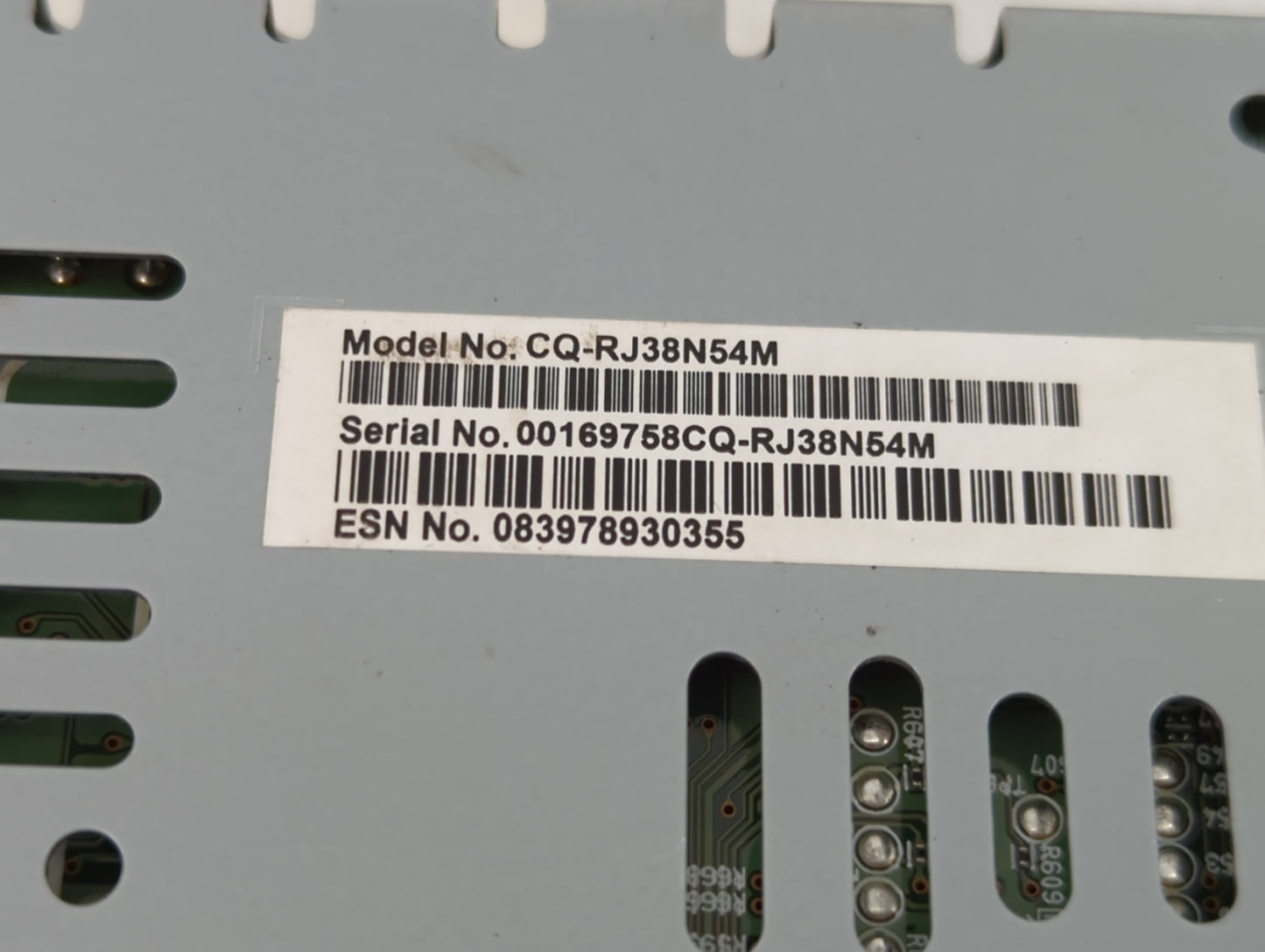 2017-2019 Ford Escape Radio AM FM Cd Player Receiver Replacement Fits Fits 2017 2018 2019 OEM Used Auto Parts - Oemusedautop