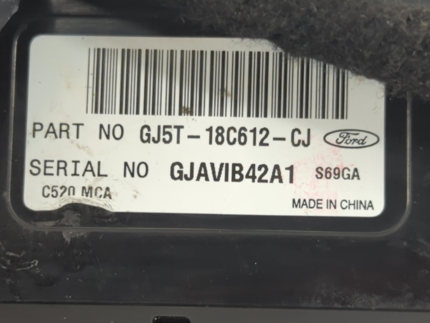 2018-2019 Ford Escape Climate Control Module Temperature AC/Heater Replacement P/N:GJ5T-18C612-CJ Fits Fits 2018 2019 OEM Us