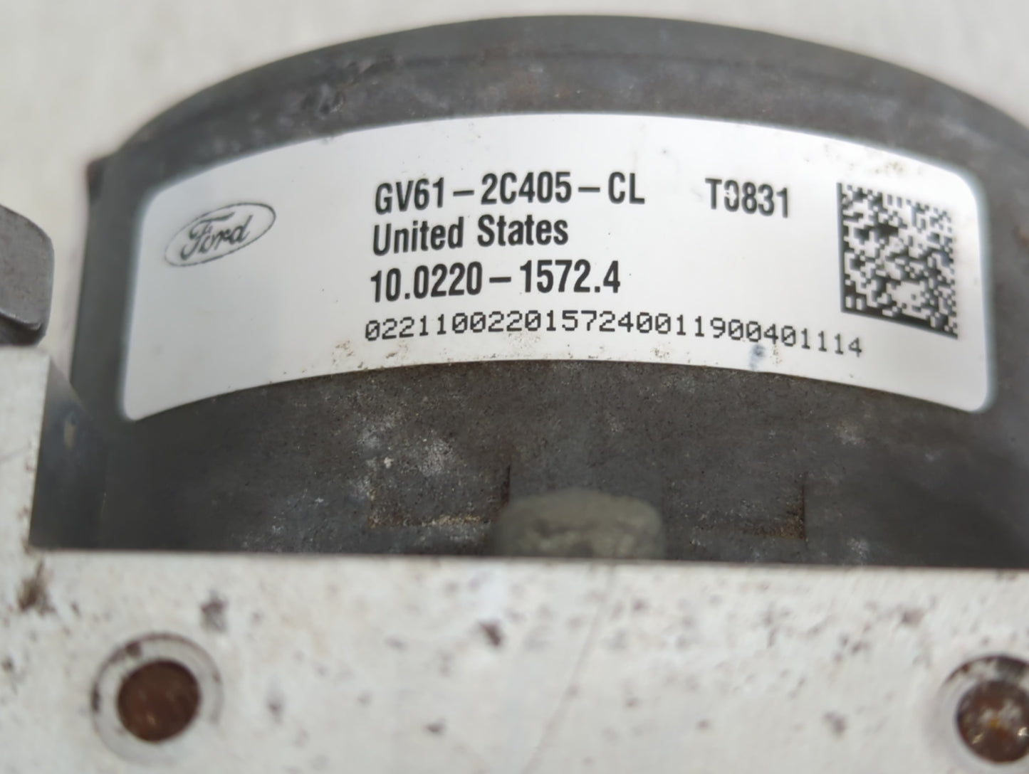 2017-2019 Ford Escape ABS Pump Control Module Replacement P/N:GV61-2C405-CL Fits Fits 2017 2018 2019 OEM Used Auto Parts - O