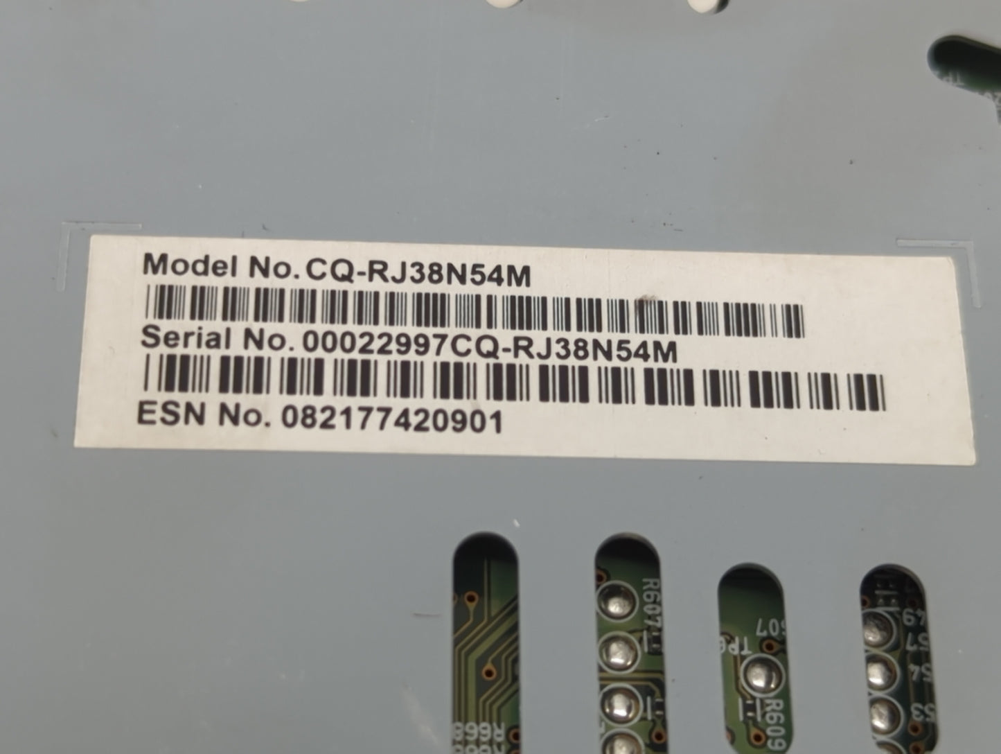 2019 Ford Escape Radio AM FM Cd Player Receiver Replacement Fits OEM Used Auto Parts - Oemusedautoparts1.com