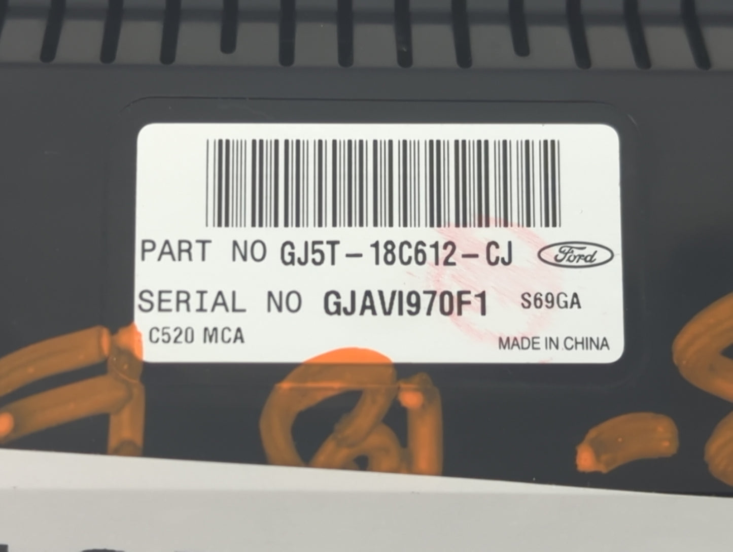 2018-2019 Ford Escape Climate Control Module Temperature AC/Heater Replacement P/N:GJ5T-18C612-CJ Fits Fits 2018 2019 OEM Us