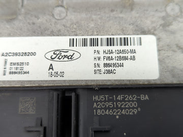 2017-2019 Ford Escape PCM Engine Control Computer ECU ECM PCU OEM P/N:HJ5A-12A650-MA Fits Fits 2017 2018 2019 OEM Used Auto Parts