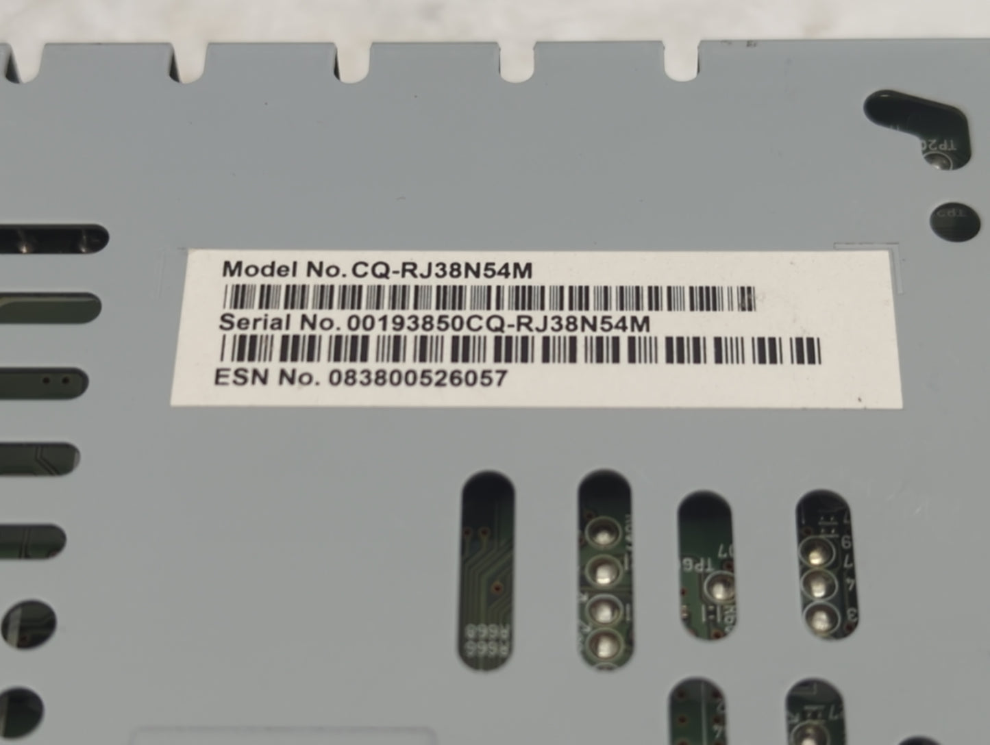 2017-2019 Ford Escape Radio AM FM Cd Player Receiver Replacement P/N:CQ-RJ38N54M Fits Fits 2015 2016 2017 2018 2019 OEM Used