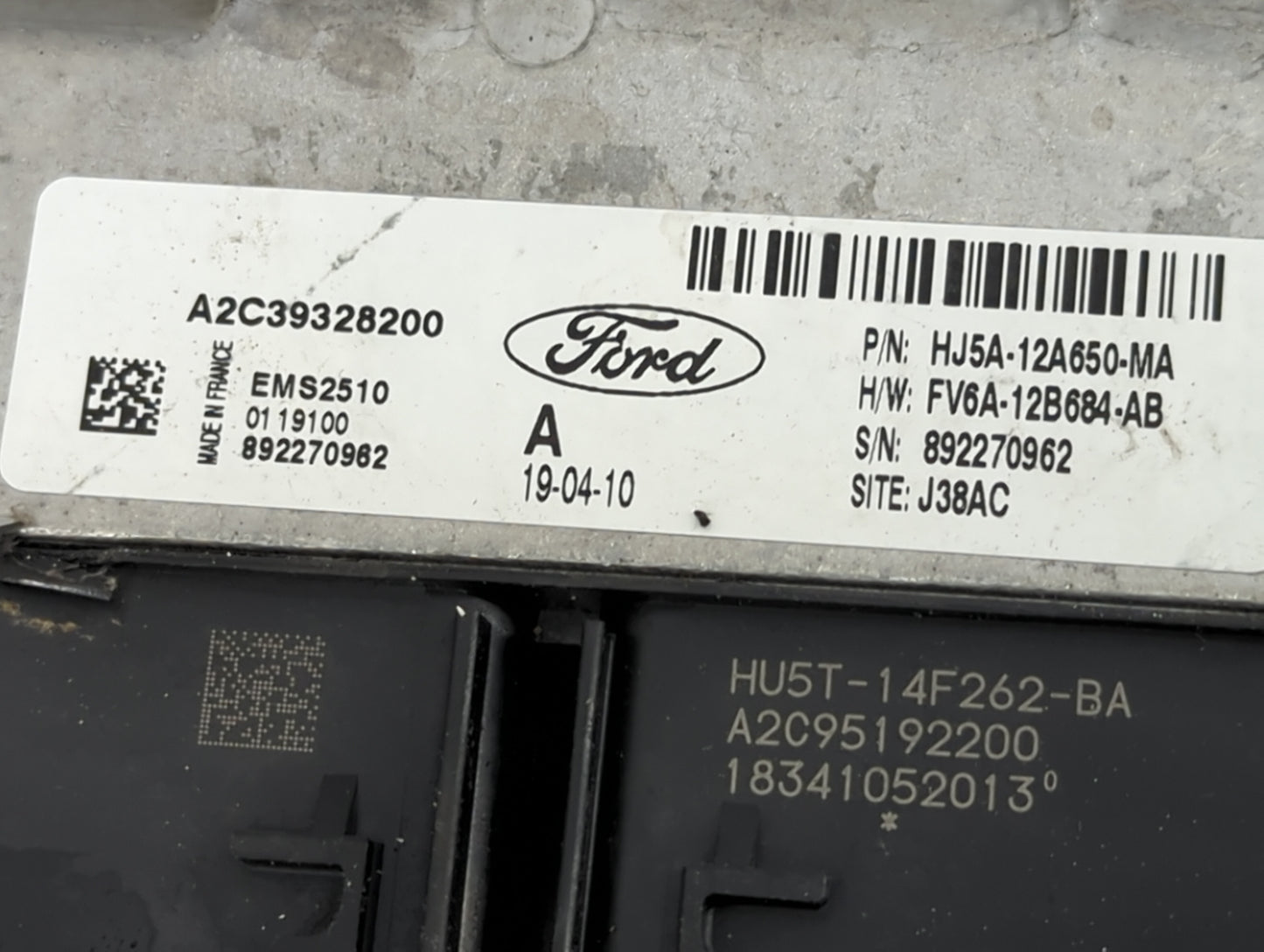 2017-2019 Ford Escape PCM Engine Control Computer ECU ECM PCU OEM P/N:HJ5A-12A650-MA FV6A-12B684-AB Fits Fits 2017 2018 2019