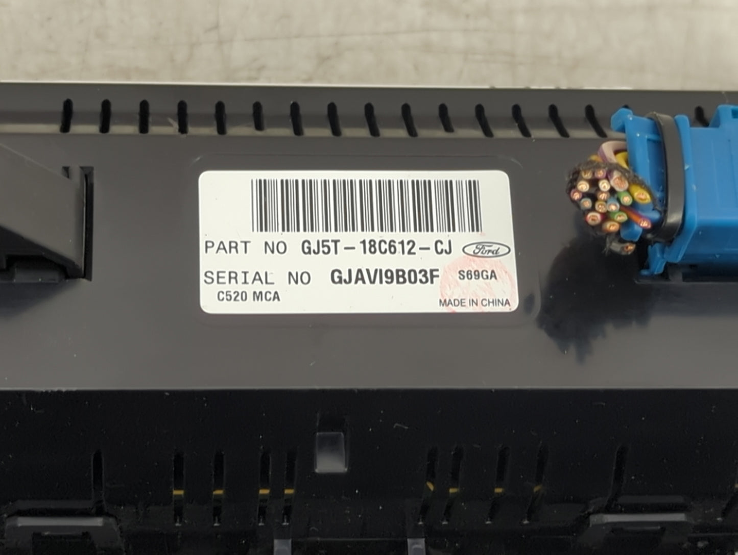2018-2019 Ford Escape Climate Control Module Temperature AC/Heater Replacement P/N:GJ5T-18C612-CJ Fits Fits 2018 2019 OEM Us