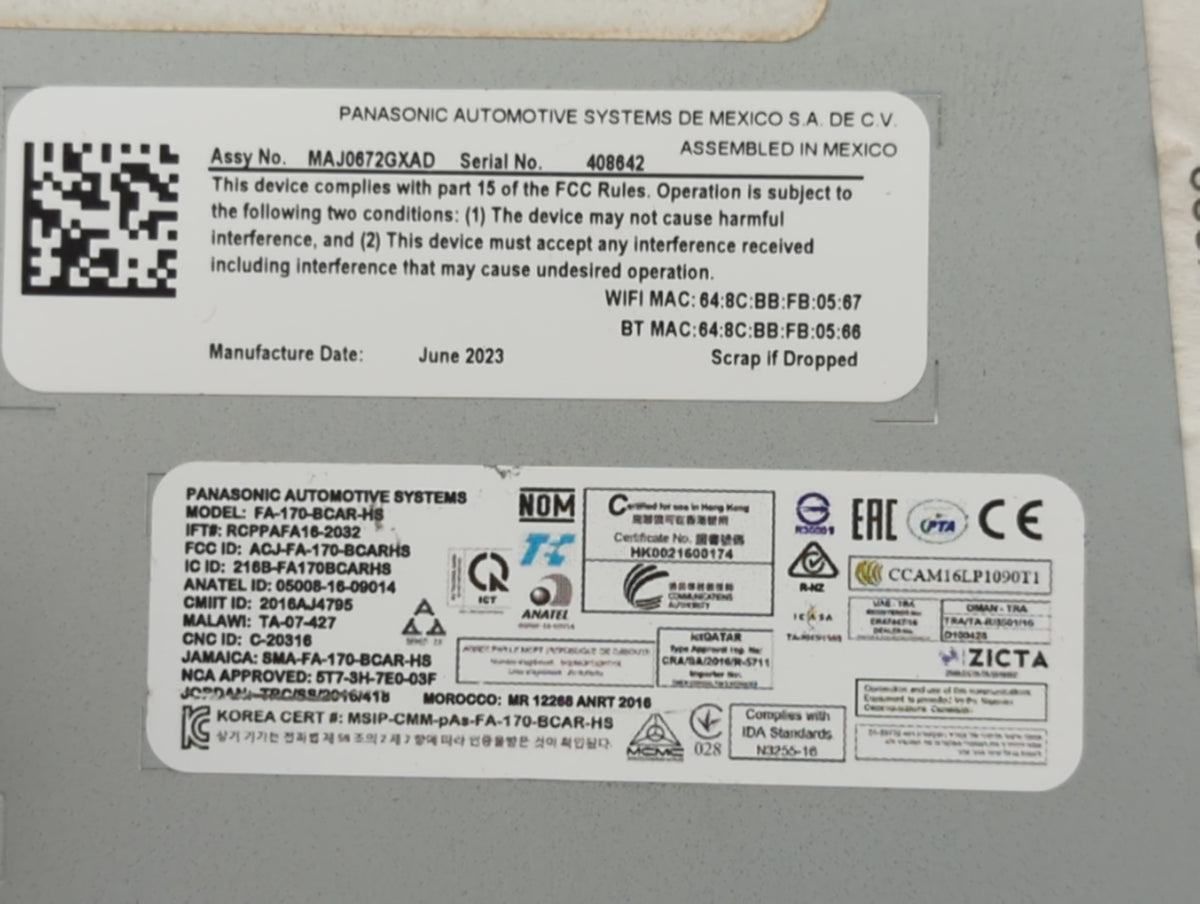Ford Escape Communication Control Module 1464226 - Oemusedautoparts1.com
