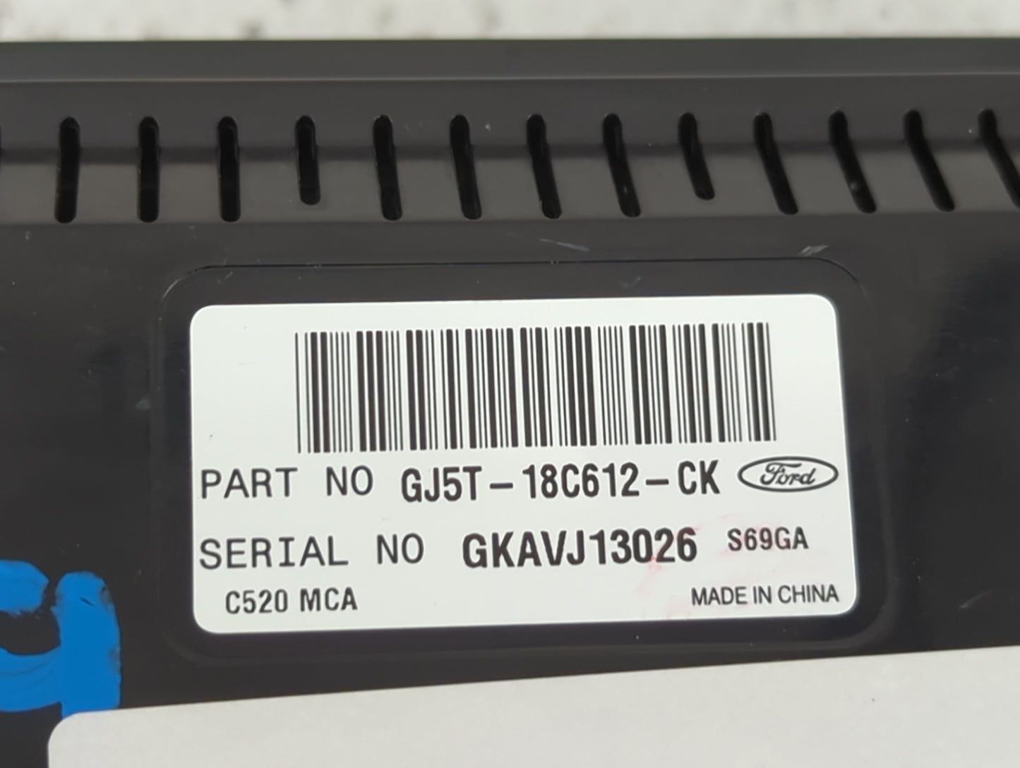 2018-2019 Ford Escape Climate Control Module Temperature AC/Heater Replacement P/N:GJ5T-18C612-CK Fits Fits 2018 2019 OEM Us