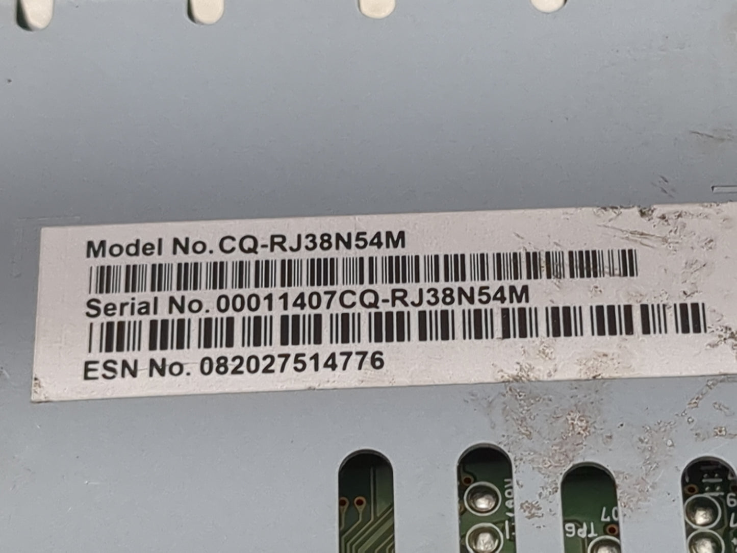 2019 Ford Escape Radio AM FM Cd Player Receiver Replacement P/N:GJ5T-19C107-LA CQ-RJ38N54M Fits OEM Used Auto Parts - Oemuse