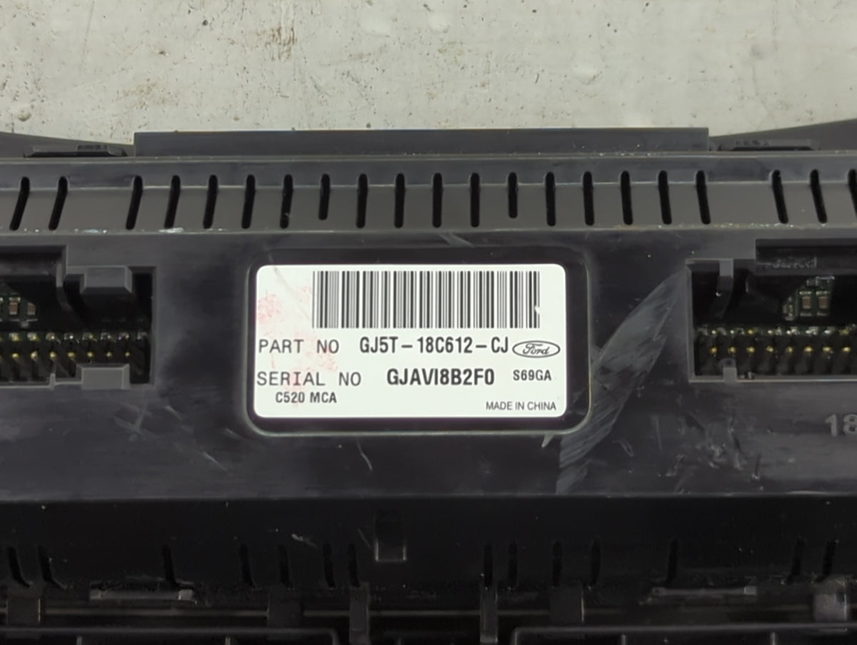 2018-2019 Ford Escape Climate Control Module Temperature AC/Heater Replacement P/N:GJ5T-18C612-CJ Fits Fits 2018 2019 OEM Us