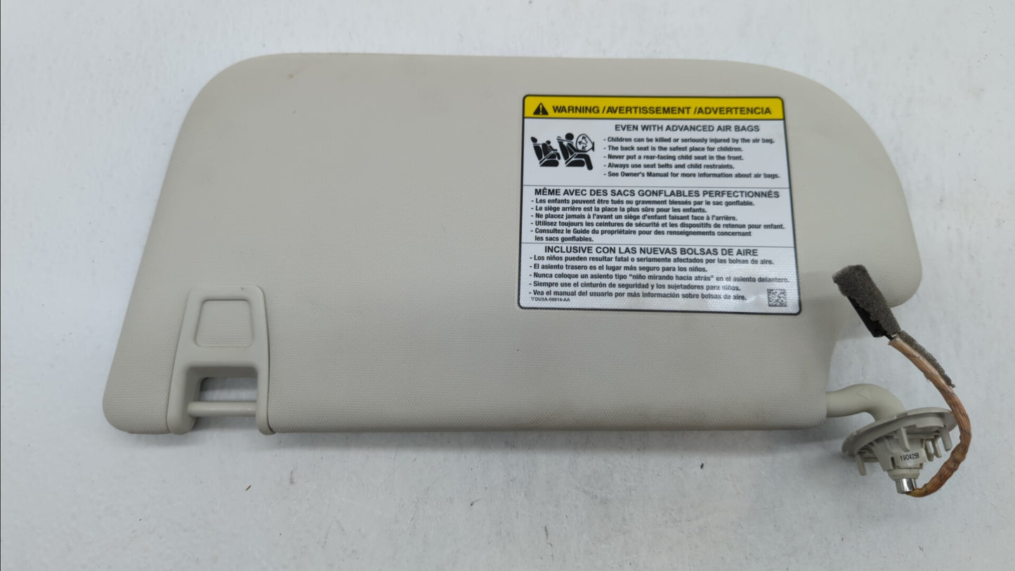 2013-2019 Ford Escape Sun Visor Shade Replacement Passenger Right Mirror Fits Fits 2013 2014 2015 2016 2017 2018 2019 OEM Us