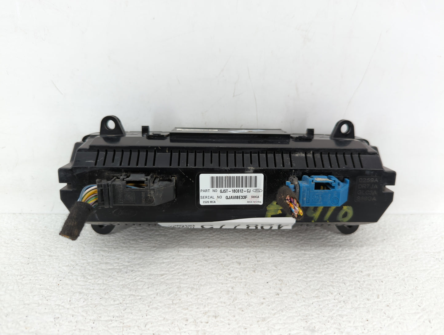 2018-2019 Ford Escape Climate Control Module Temperature AC/Heater Replacement P/N:GJ5T-18C612-CJ GJ5T-18C612-CH Fits OEM Us