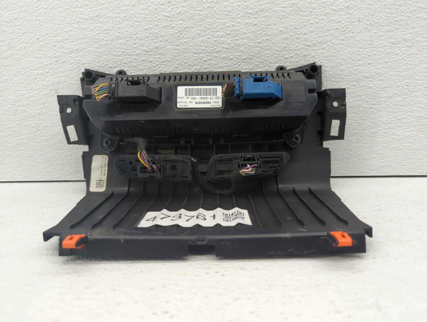 2018-2019 Ford Escape Climate Control Module Temperature AC/Heater Replacement P/N:GJ5T-18C612-CH GJ5T-18C612-CJ Fits OEM Us