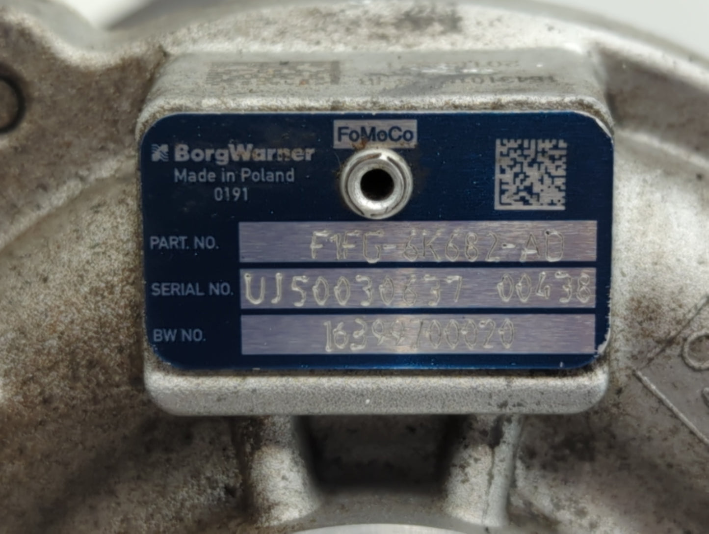 2017 Ford Escape Turbocharger Turbo Charger Super Charger Supercharger - Oemusedautoparts1.com